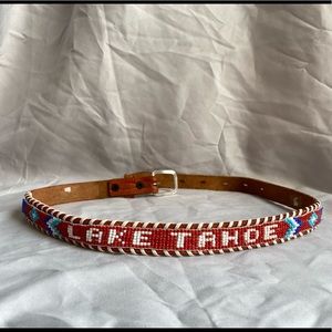 Vintage Lake Tahoe belt